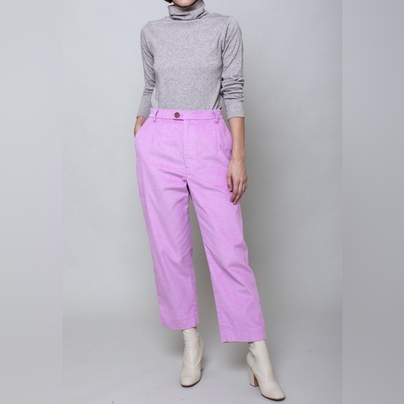 Rachel Comey corduroy Wiman Pant in pink size 2